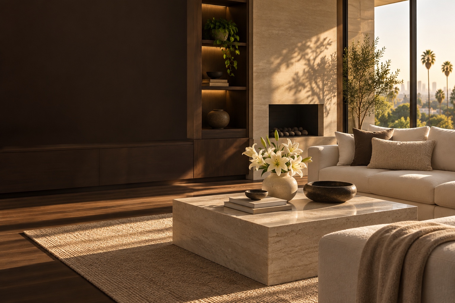 Refined Los Angeles residence prepared with meticulous private home care